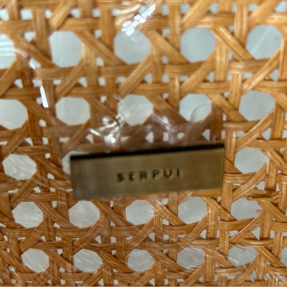 Serpui Suzy Wicker Tassel Tote Bag - Picture 13 of 14